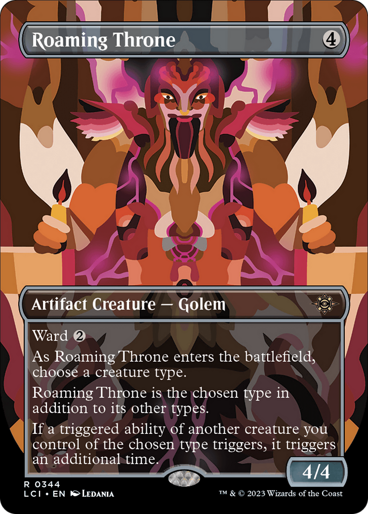Roaming Throne (Borderless) (344) - The Lost Caverns of Ixalan