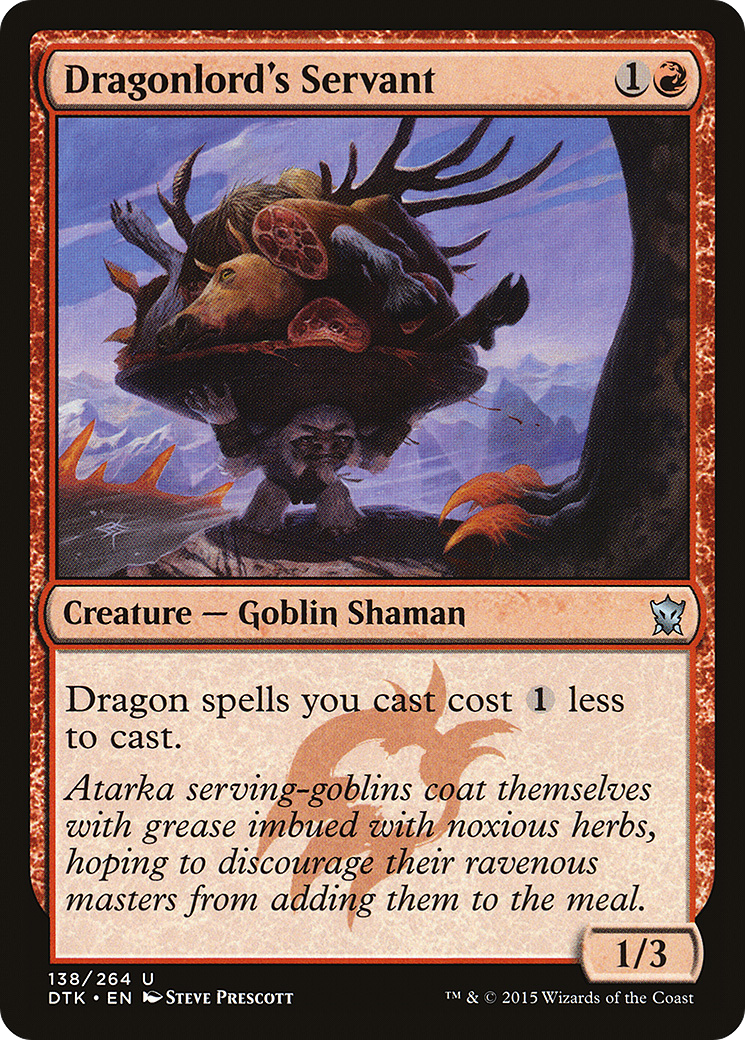 Dragonlord's Servant (138) Foil - Dragons of Tarkir