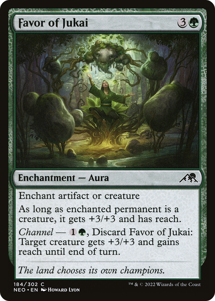 Favor of Jukai (184) Foil - Kamigawa: Neon Dynasty