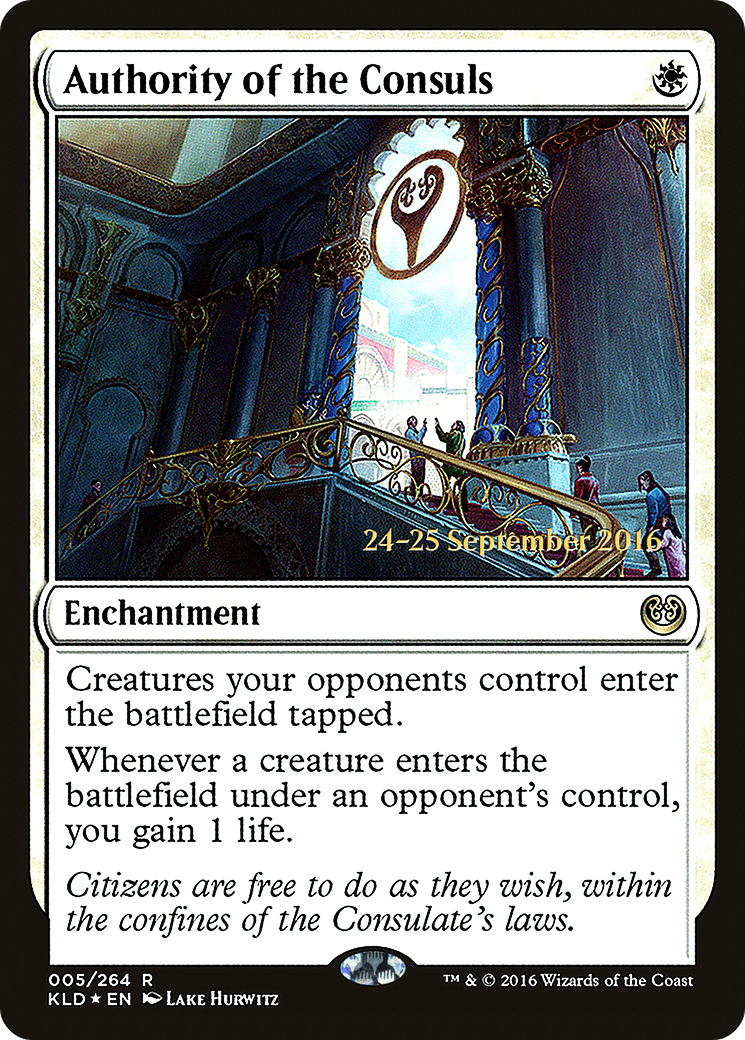Authority of the Consuls (05s) Foil - Kaladesh Promos