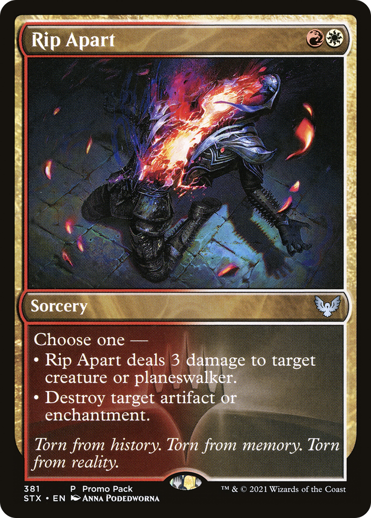 Rip Apart (381) Foil - Strixhaven: School of Mages