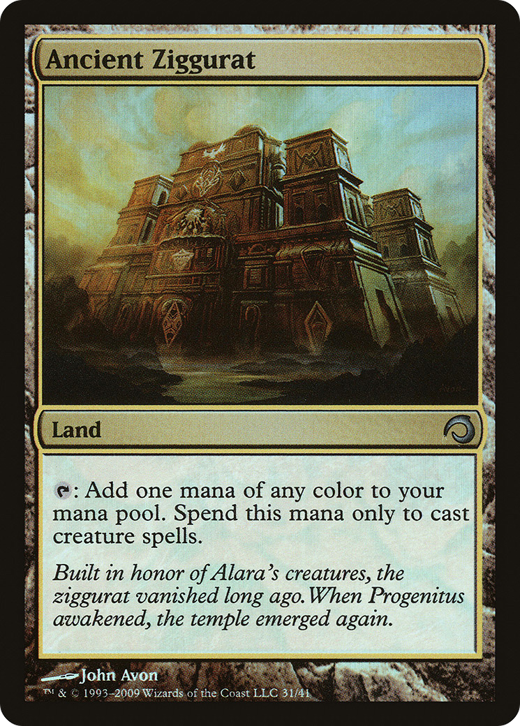 Ancient Ziggurat (031) Foil - Premium Deck Series: Slivers
