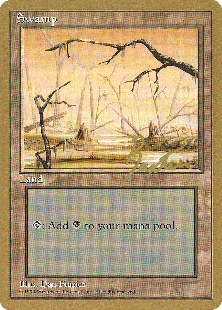Swamp (A) - 1996 George Baxter (4ED) - Pro Tour Collector Set