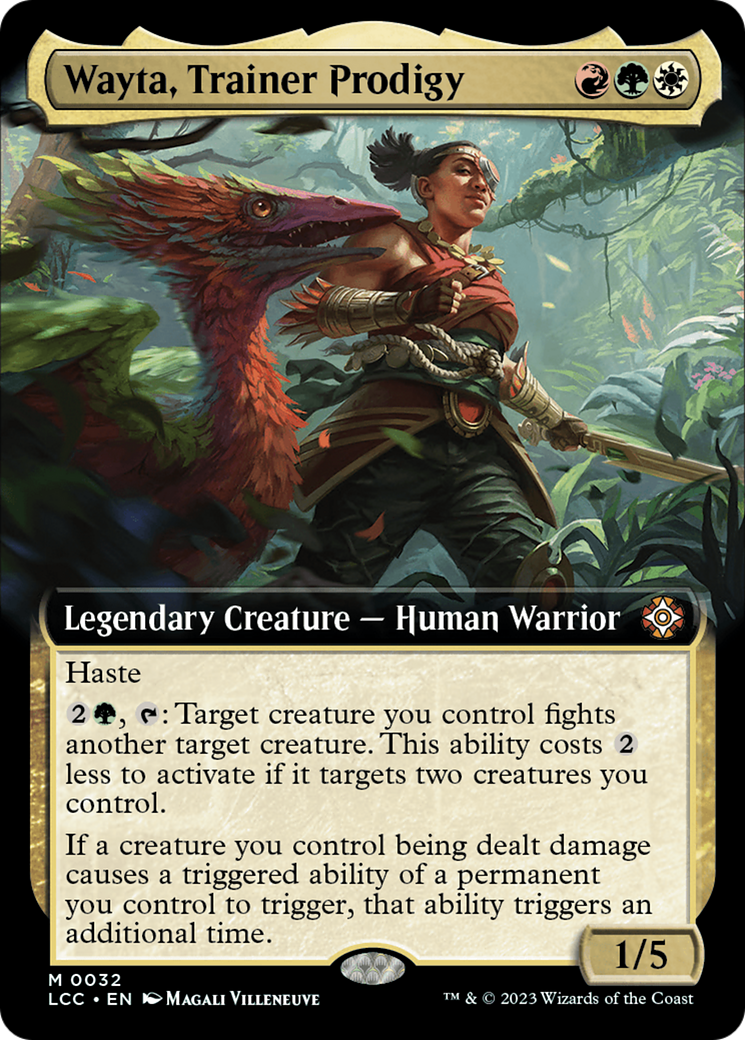 Wayta, Trainer Prodigy (Extended Art) (032) - The Lost Caverns of Ixalan Commander