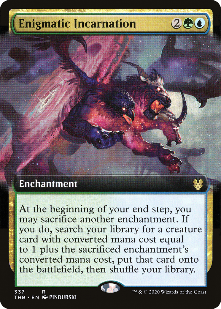 Enigmatic Incarnation (Extended Art) (337) - Theros Beyond Death
