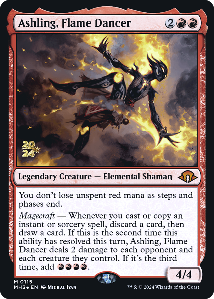 Ashling, Flame Dancer (115) Foil - Modern Horizons 3 Promos