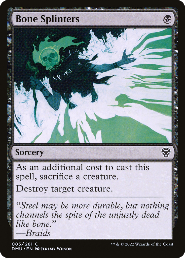 Bone Splinters (083) Foil - Dominaria United