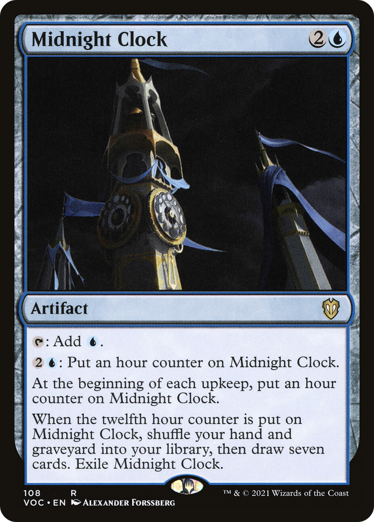 Midnight Clock (108) - Crimson Vow Commander