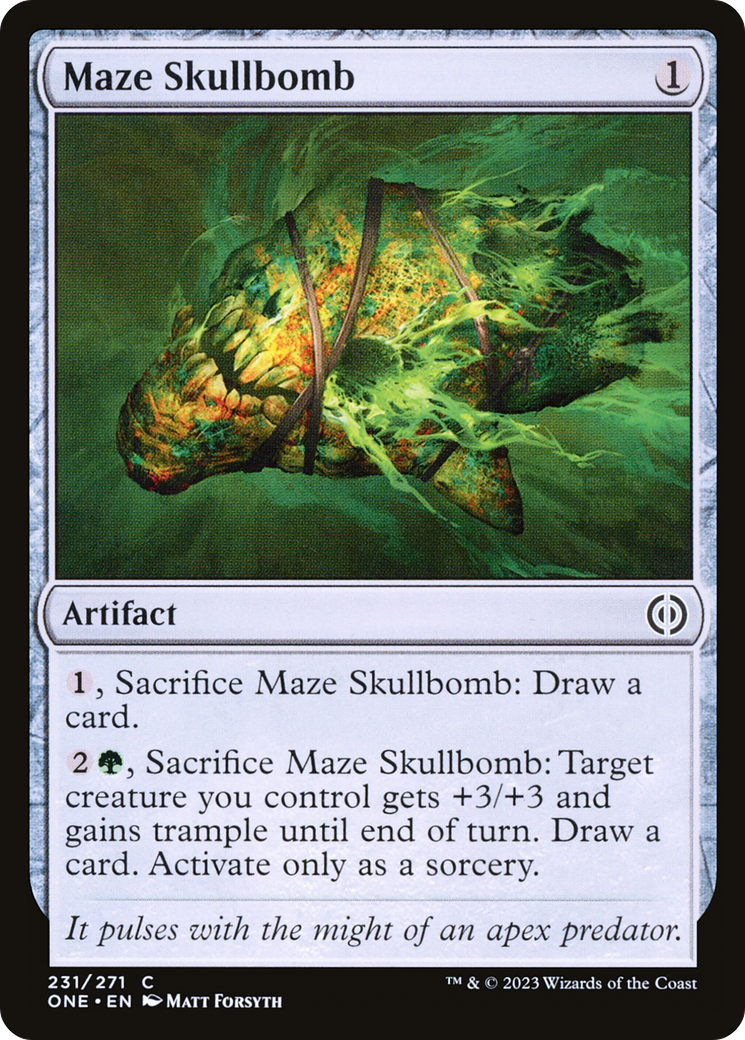 Maze Skullbomb (231) Foil - Phyrexia: All Will Be One