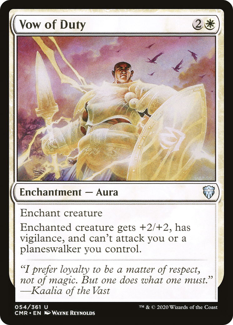 Vow of Duty (054) Foil - Commander Legends