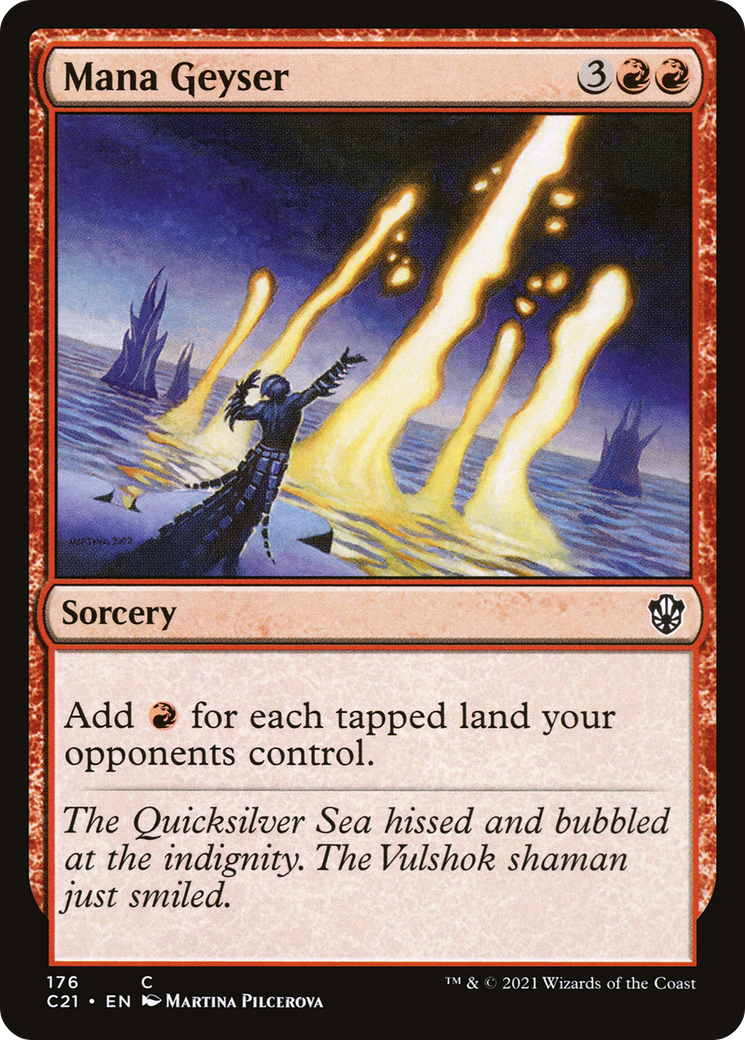 Mana Geyser (176) - Commander 2021