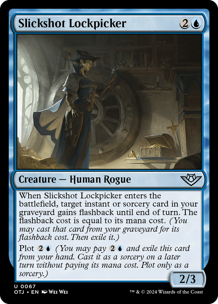 Slickshot Lockpicker (067) Foil - Outlaws of Thunder Junction