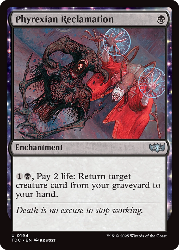 Phyrexian Reclamation (194) - Commander: Tarkir: Dragonstorm