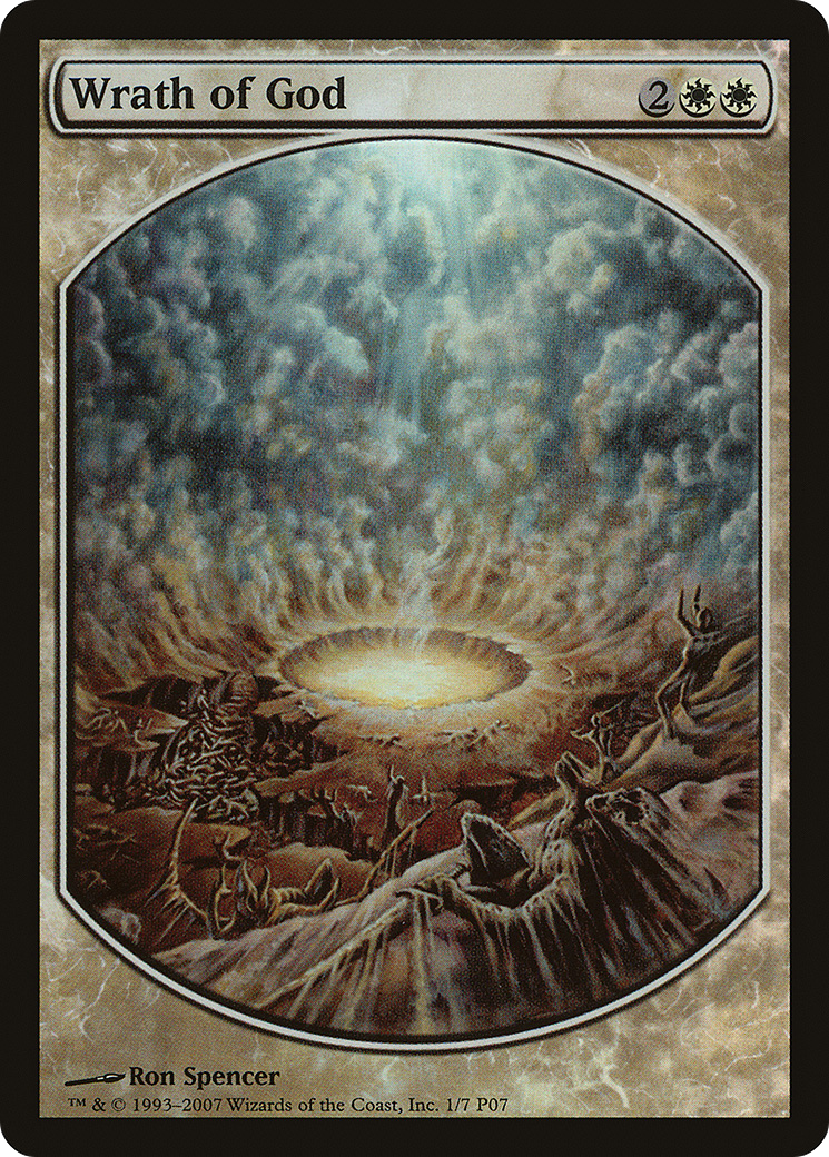 Wrath of God (001) Foil - Magic Player Rewards 2007