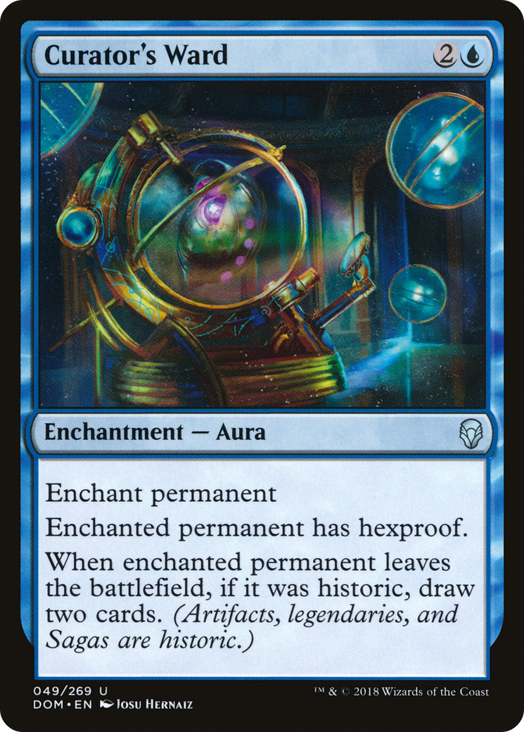 Curator's Ward (049) Foil - Dominaria