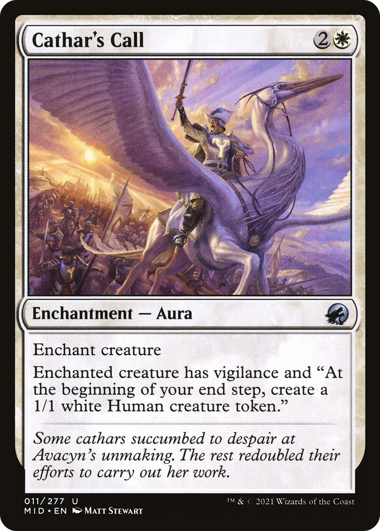 Cathar's Call (011) Foil - Innistrad: Midnight Hunt
