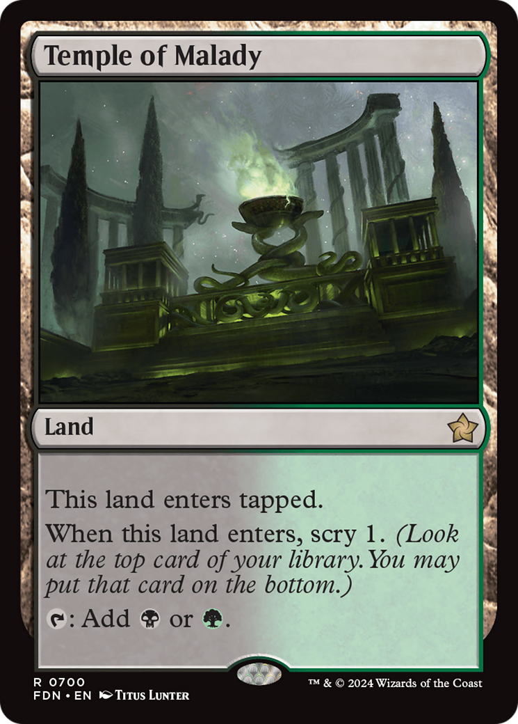 Temple of Malady (700) - Foundations