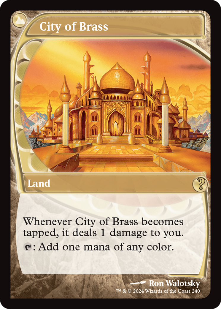 City of Brass (Future Sight) (240) Foil - Mystery Booster 2