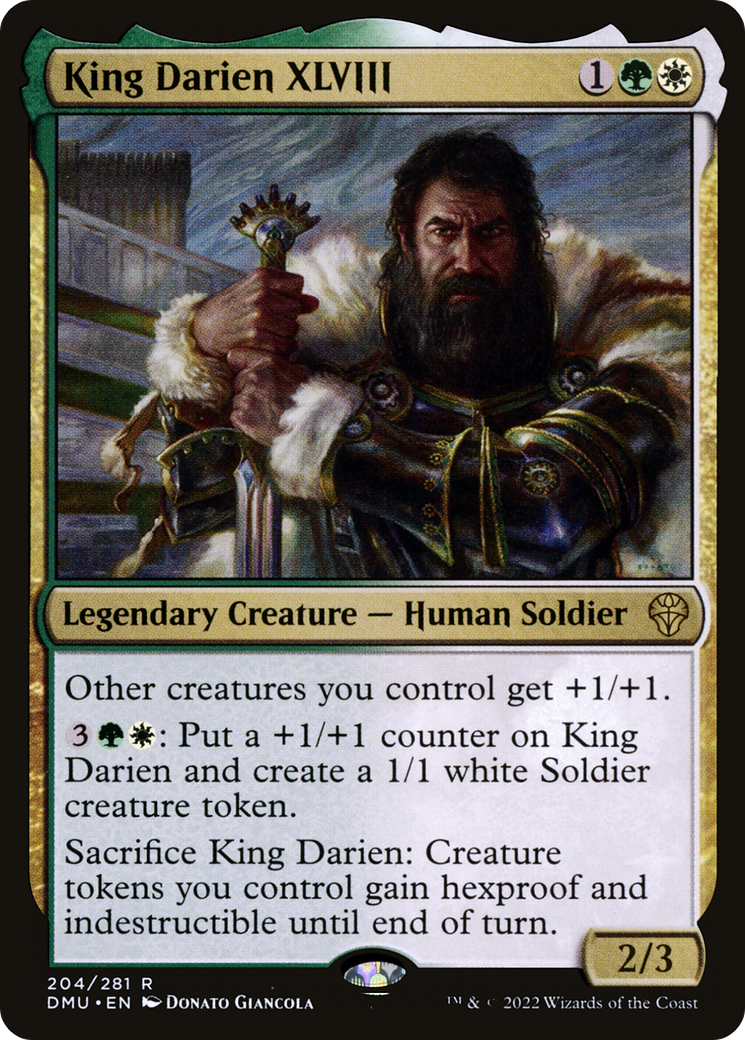 King Darien XLVIII (204) Foil - Dominaria United