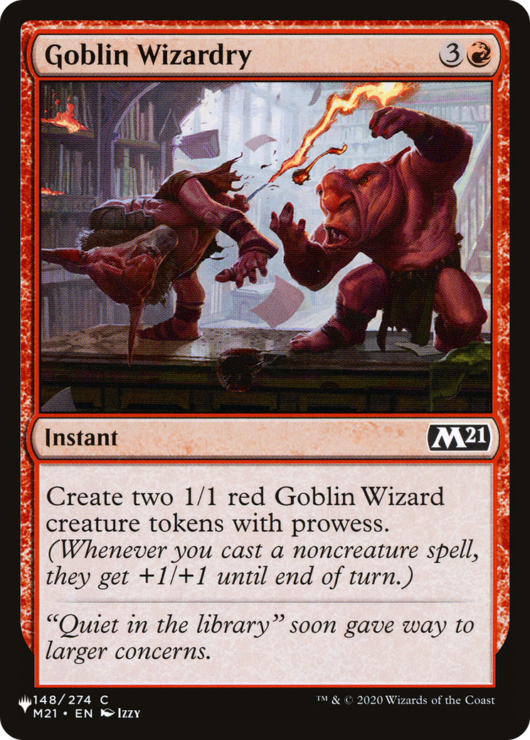 Goblin Wizardry (M21-148) - The List