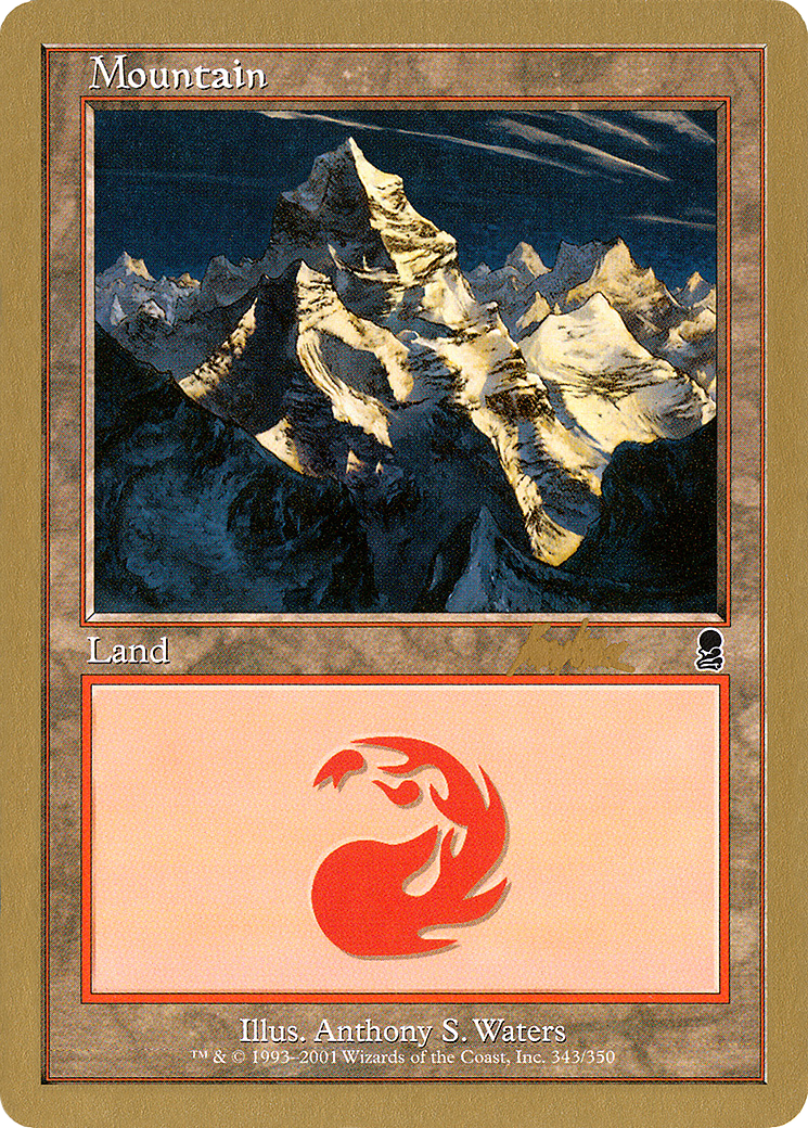 Mountain (343) - 2002 Brian Kibler (ODY) (Retro) - World Championship Decks 2002