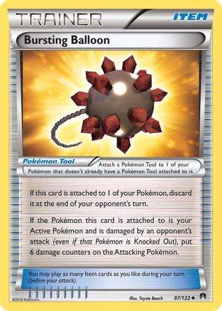 Bursting Balloon (97) Reverse Holofoil - XY BREAKpoint