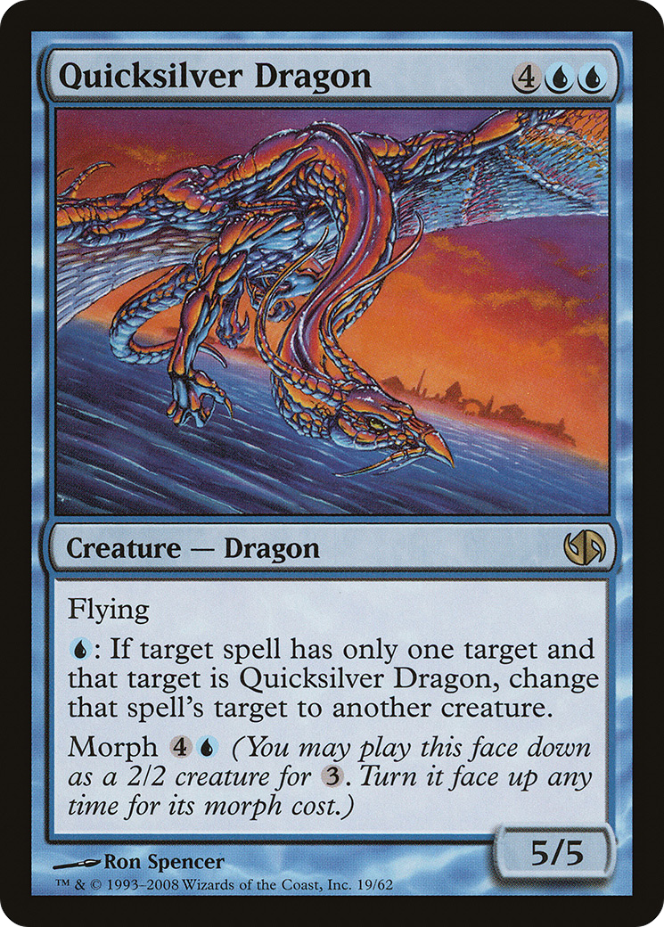 Quicksilver Dragon (019) - Duel Decks: Jace vs. Chandra