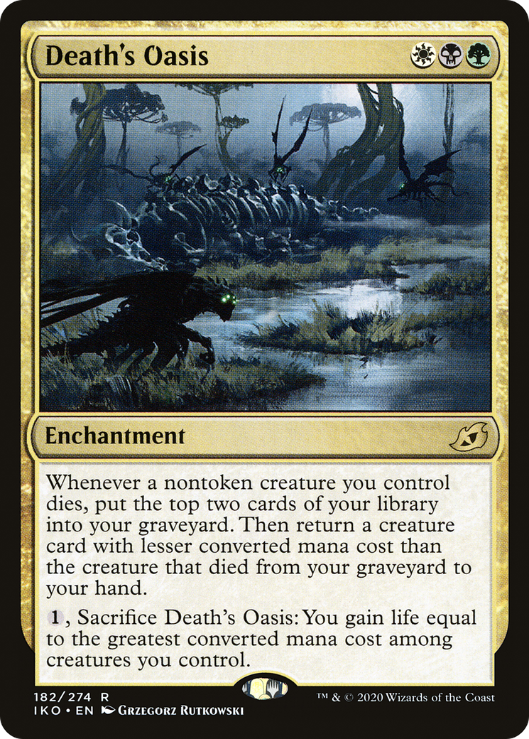 Death's Oasis (182) Foil - Ikoria: Lair of Behemoths