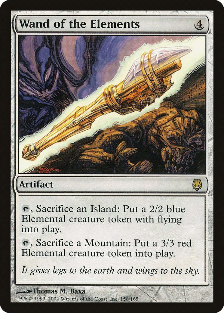 Wand of the Elements (158) Foil - Darksteel