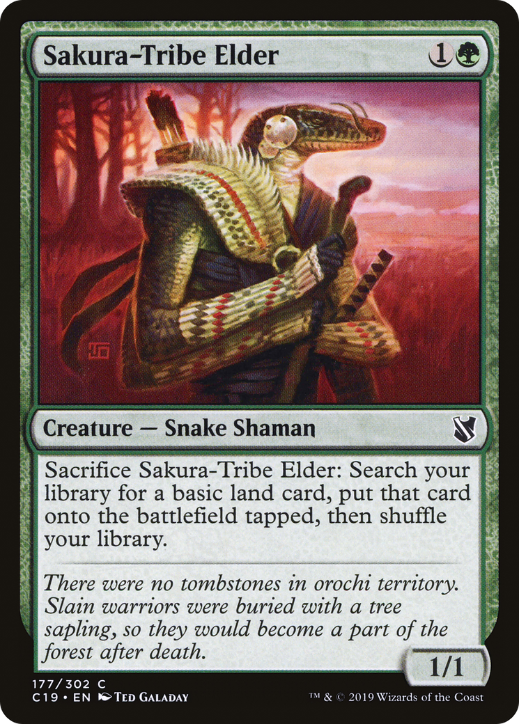 Sakura-Tribe Elder (177) - Commander 2019