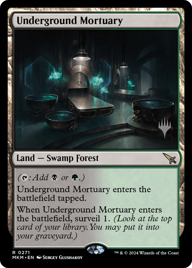 Underground Mortuary (271) Foil - Murders at Karlov Manor Promos