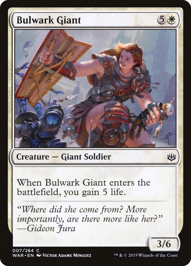 Bulwark Giant (007) - War of the Spark