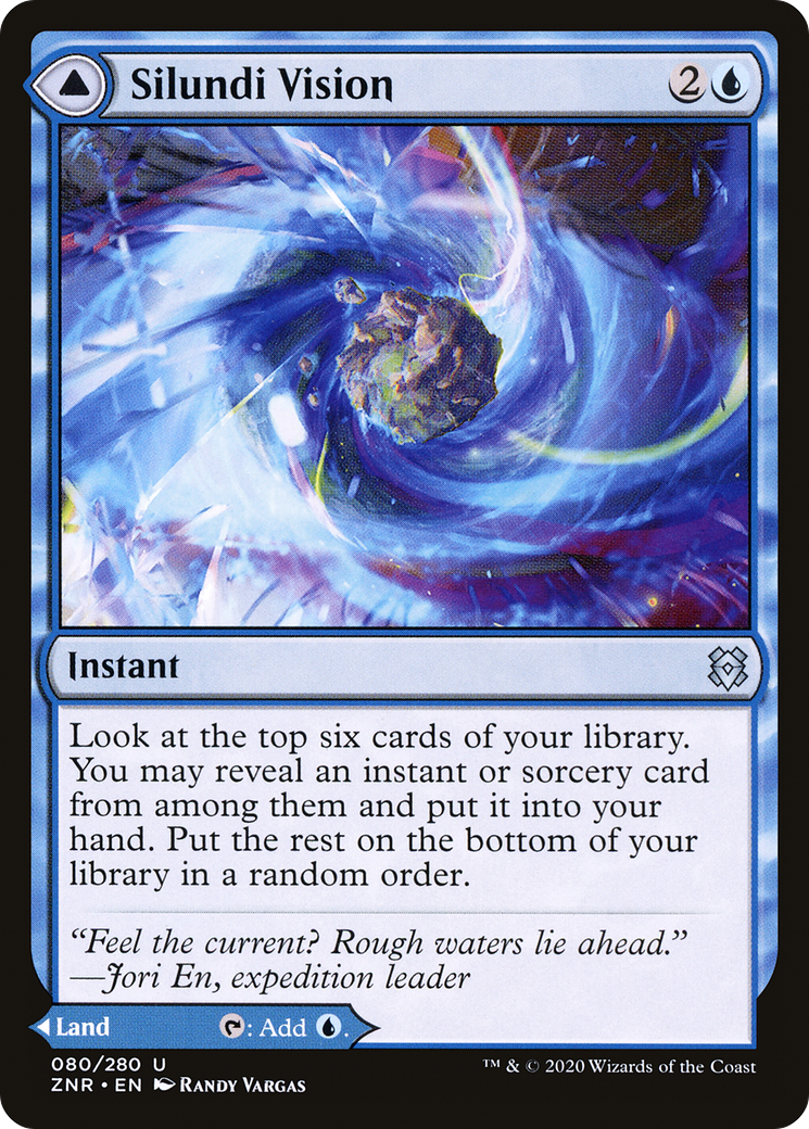 Silundi Vision // Silundi Isle (080) - Zendikar Rising