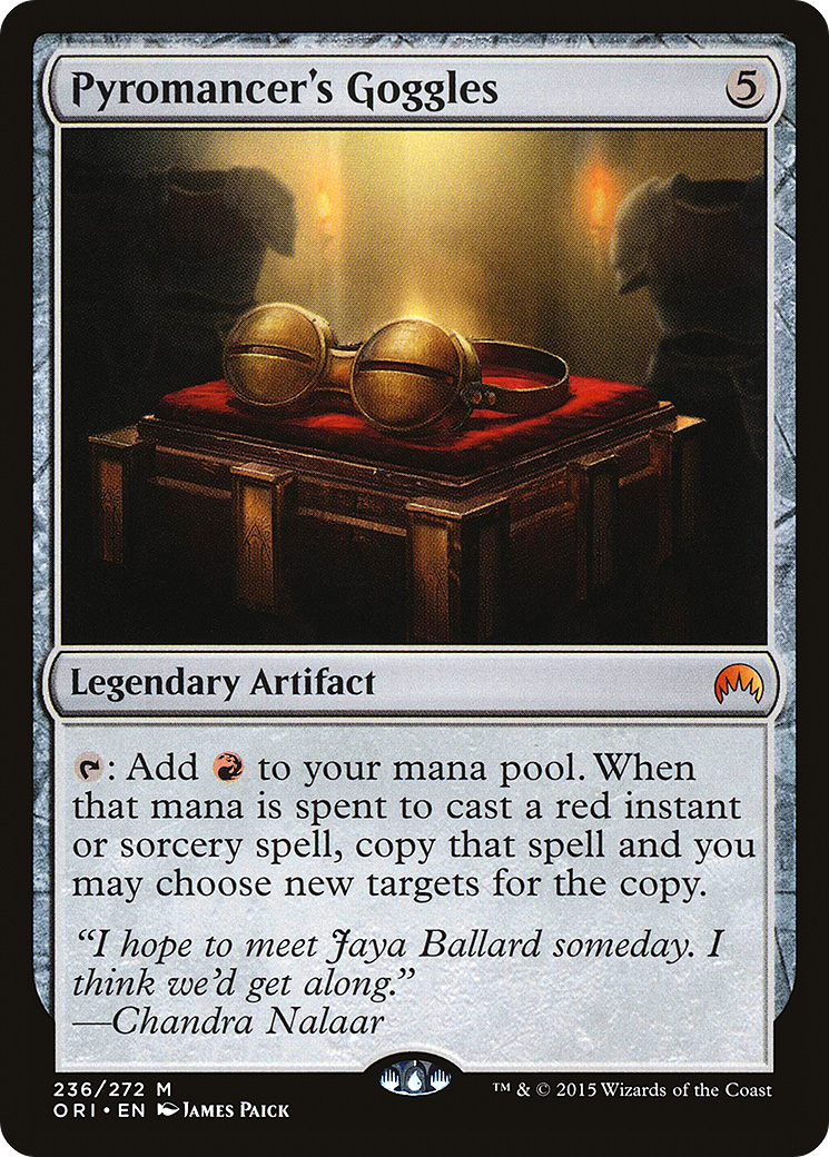 Pyromancer's Goggles (236) Foil - Magic Origins