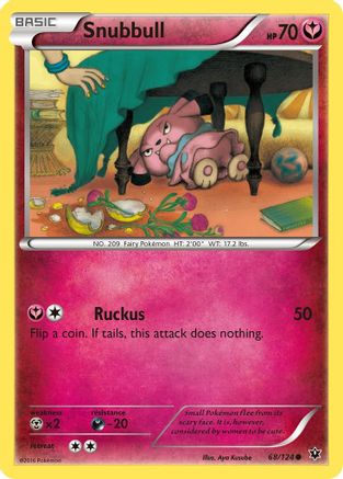 Snubbull (68) - XY Fates Collide