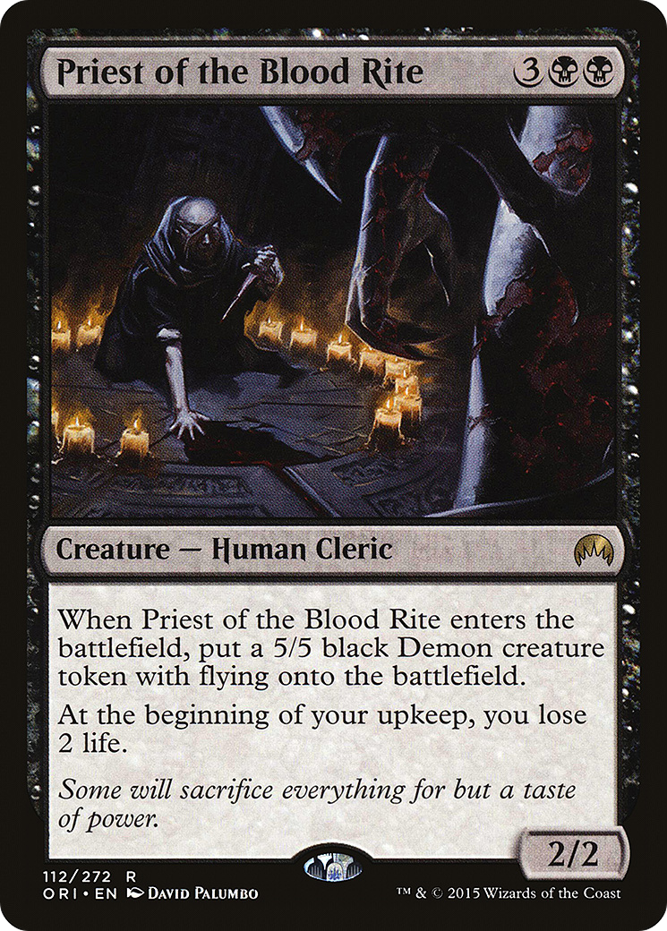 Priest of the Blood Rite (112) Foil - Magic Origins