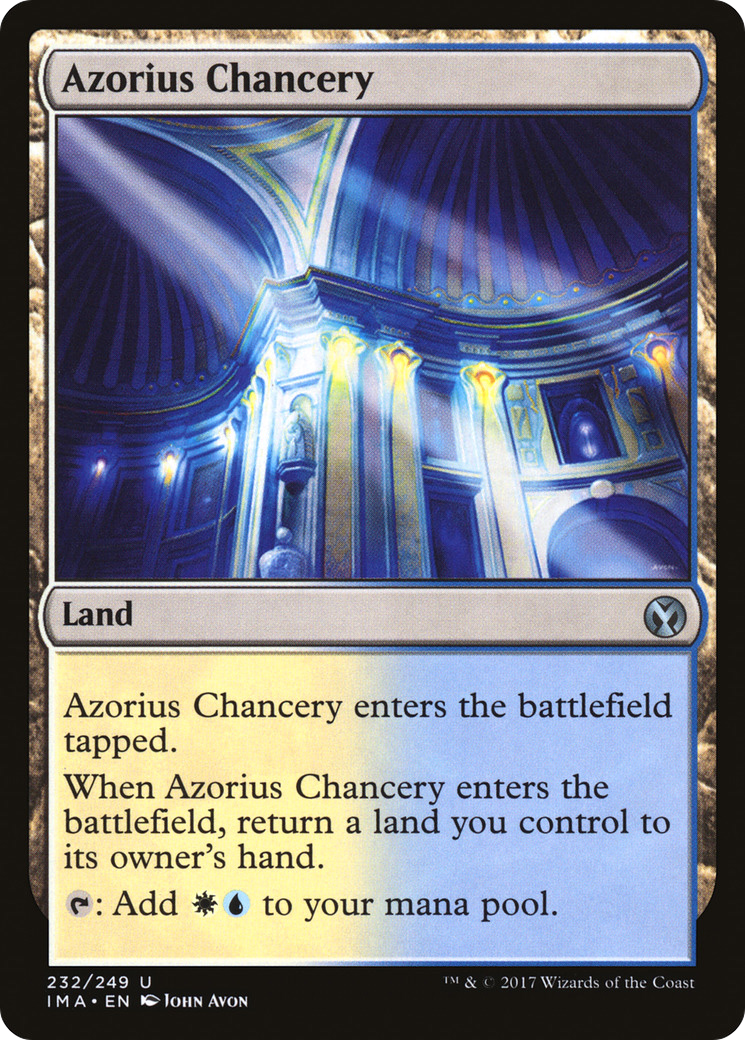 Azorius Chancery (232) Foil - Iconic Masters