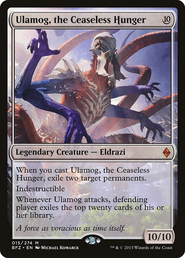 Ulamog, the Ceaseless Hunger (015) - Battle for Zendikar