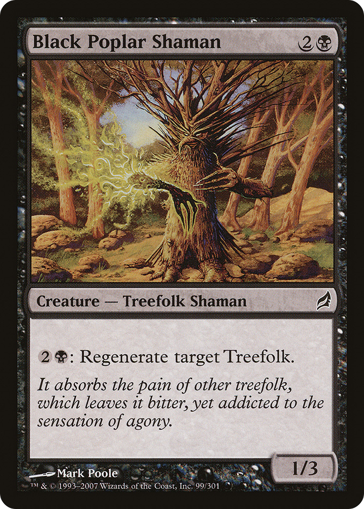 Black Poplar Shaman (099) Foil - Lorwyn