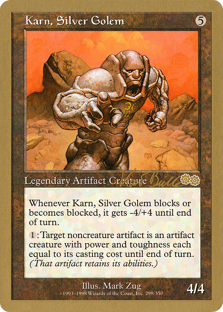 Karn, Silver Golem (Retro) (kb298) - World Championship Decks 1999