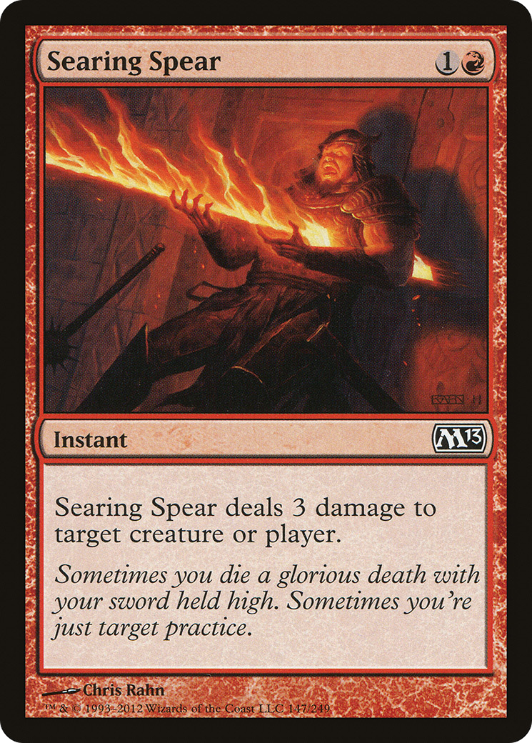 Searing Spear (147) Foil - Magic 2013