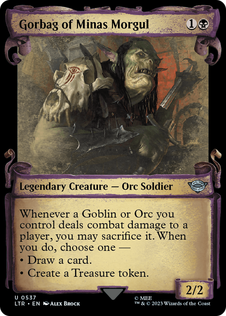 Gorbag of Minas Morgul (Showcase) (537) Foil - The Lord of the Rings: Tales of Middle-earth