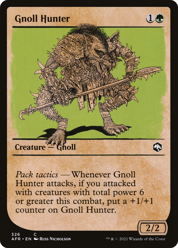 Gnoll Hunter (Showcase) (326) Foil - Adventures in the Forgotten Realms