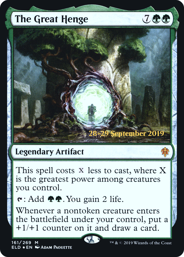 The Great Henge (161) Foil - Throne of Eldraine Promos