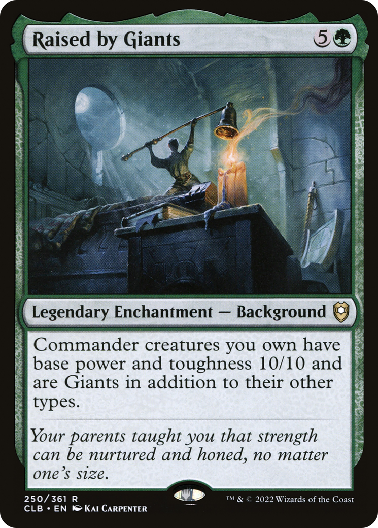 Raised by Giants (250) Foil - Commander Legends: Battle for Baldur's Gate