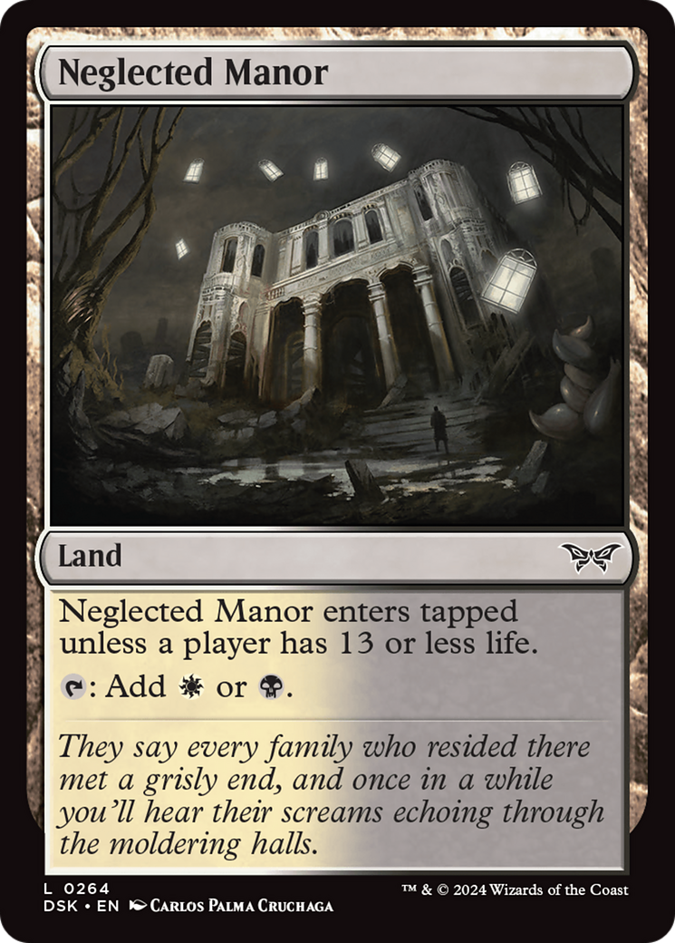 Neglected Manor (264) - Duskmourn: House of Horror