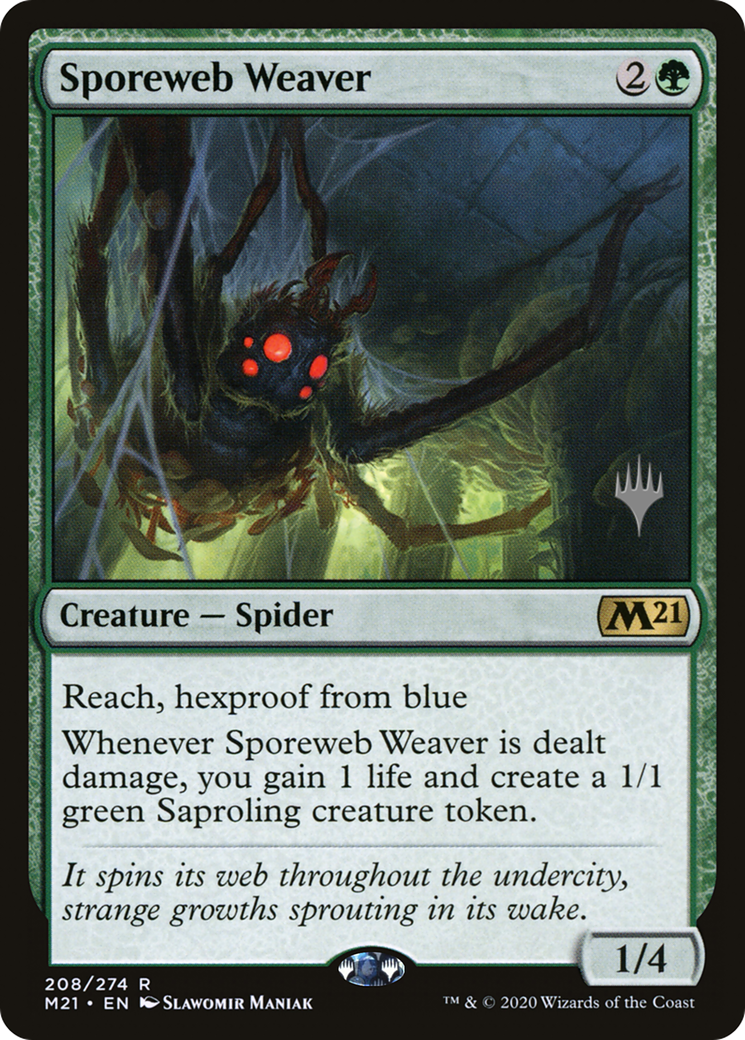 Sporeweb Weaver (208) - Core Set 2021 Promos