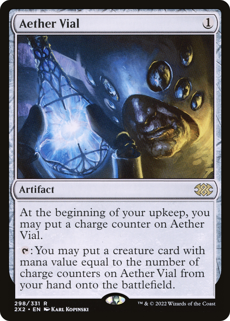 Aether Vial (298) Foil - Double Masters 2022
