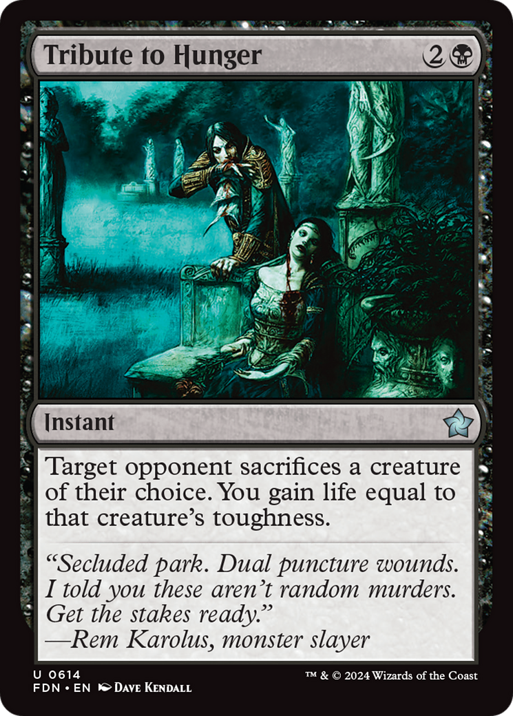 Tribute to Hunger (614) - Foundations