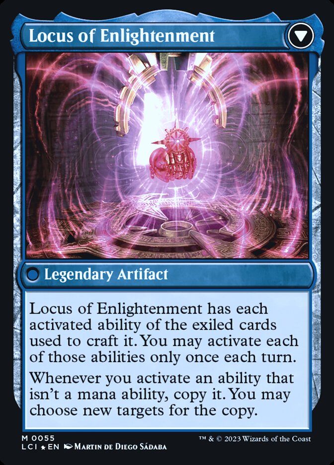 The Enigma Jewel // Locus of Enlightenment (Prerelease) (055s) Foil - The Lost Caverns of Ixalan